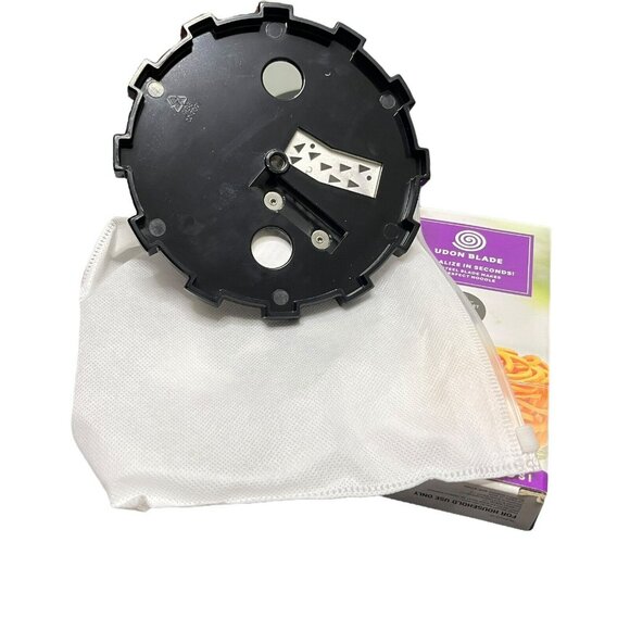 Veggie Bullet Blade Set Of 3 Replacement Angel Hair Udon Ribbon  Open‎ Package - Picture 8 of 10